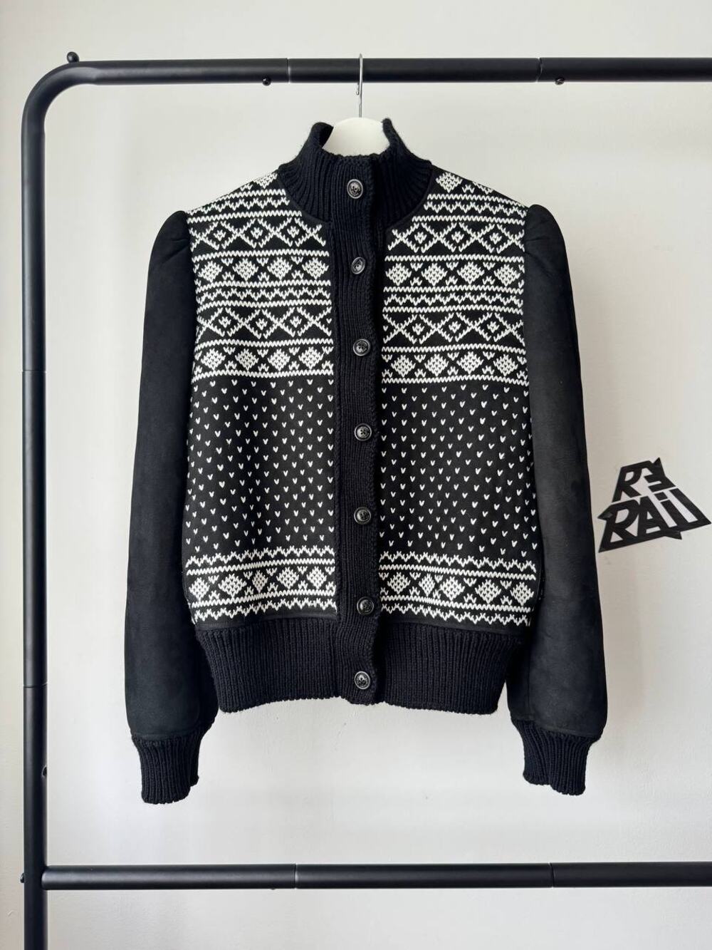 Very Rare Ralph Lauren Purple Label Juliet Shearling Bomber